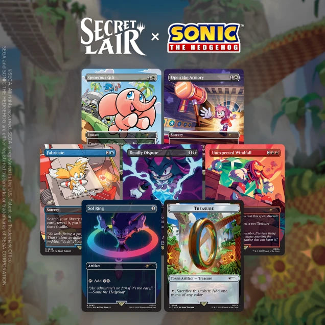 Secret Lair x Sonic the Hedgehog Superdrop: Chasing Adventure Non Foil