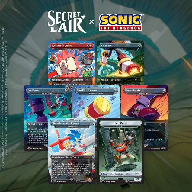 Secret Lair x Sonic the Hedgehog Superdrop: Turbo Gear Non Foil